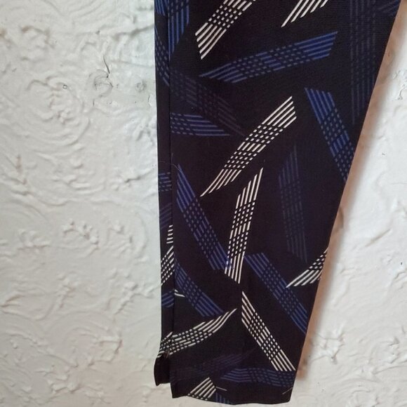 Topshop Black Patterned Trouser Pants - Picture 5 of 7